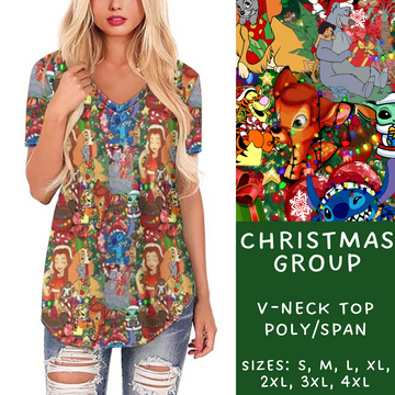 Batch #228 - Christmas Magic 2 - Closes 10/31 - ETA early/mid Dec - Christmas Group V-Neck Tee