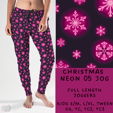 Batch #225 - Neon Christmas - Closes 10/28 - ETA early Dec - Christmas Neon 05 Full and Capri Length Joggers