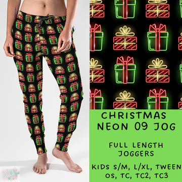 Batch #225 - Neon Christmas - Closes 10/28 - ETA early Dec - Christmas Neon 09 Full and Capri Length Joggers