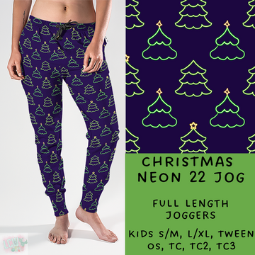 Batch #225 - Neon Christmas - Closes 10/28 - ETA early Dec - Christmas Neon 22 Full and Capri Length Joggers