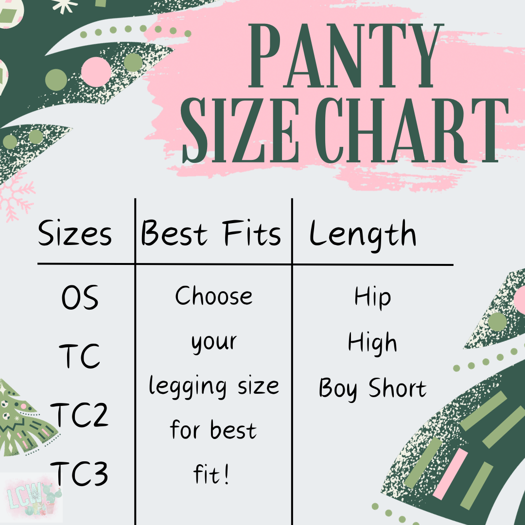 Batch #232 - Christmas Underwear - Closes 10/31 ETA early/mid Dec - All the Presents Hip Panty