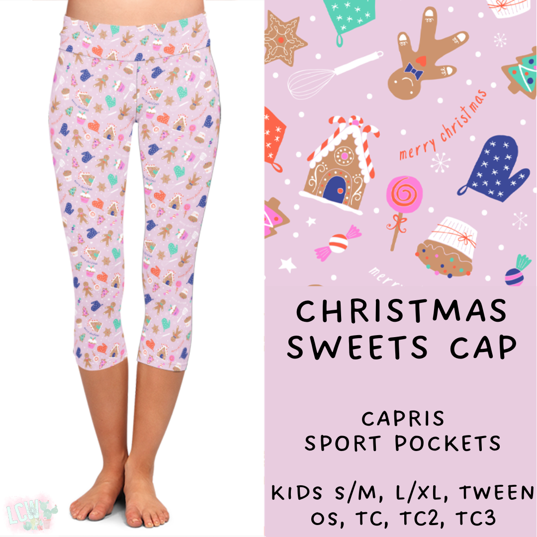 Batch #222 - Comfy Christmas - Closes 10/23 - ETA early Dec- Christmas Sweets Full and Capri Length Leggings