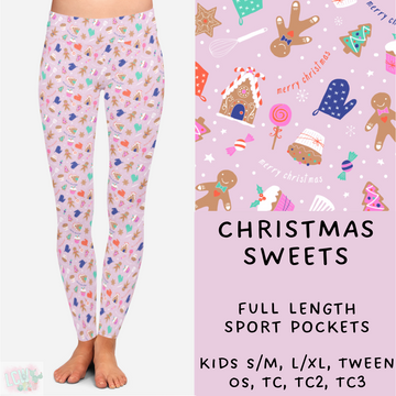 Batch #222 - Comfy Christmas - Closes 10/23 - ETA early Dec- Christmas Sweets Full and Capri Length Leggings