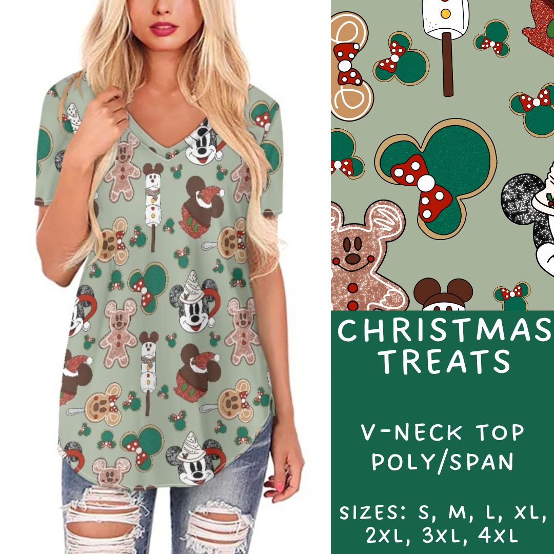 Batch #228 - Christmas Magic 2 - Closes 10/31 - ETA early/mid Dec - Christmas Treats V-Neck Tee