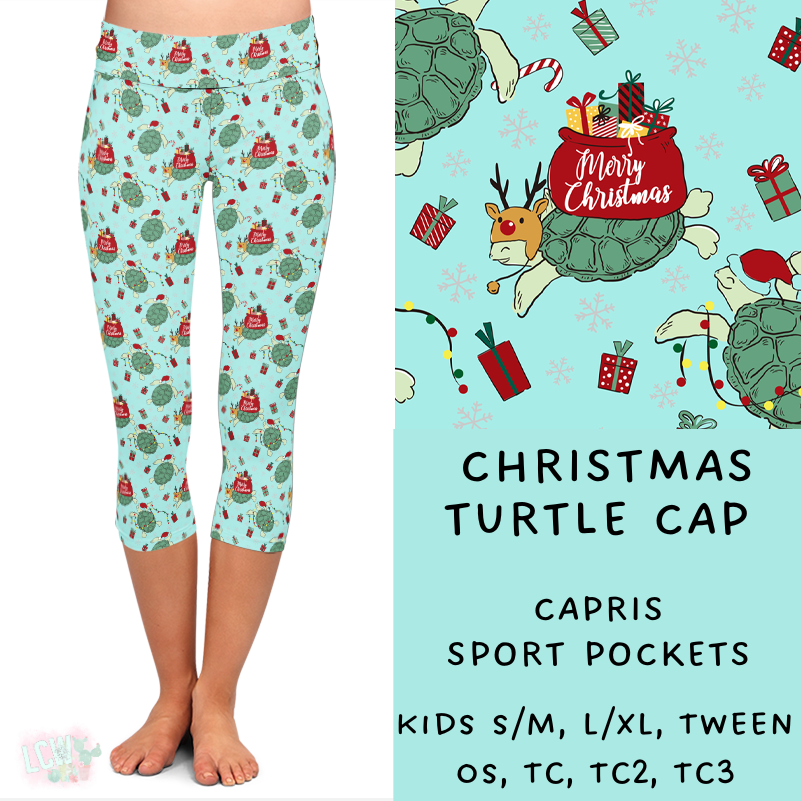 Ready To Ship - Coastal Christmas - Christmas Turtle