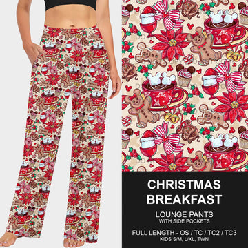 B182 - Preorder Christmas Breakfast Lounge Pants (Closes 9/29. ETA late Nov.)