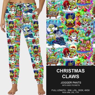 B184 - Preorder Christmas Claws Joggers (Closes 10/06. ETA early Dec.)