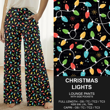 B311 - Preorder Christmas Lights Lounge Pants (Closes 9/06. ETA: mid Nov.)