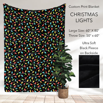 B186 - Pre-Order Christmas Lights Fleece Blanket (Closes 10/04. ETA: early Dec)