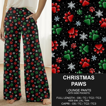 B312 - Preorder Christmas Paws Lounge Pants (Closes 9/13. ETA: mid Nov.)