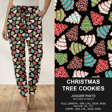 B312 - Preorder Christmas Tree Cookies Joggers (Closes 9/13. ETA: mid Nov.)