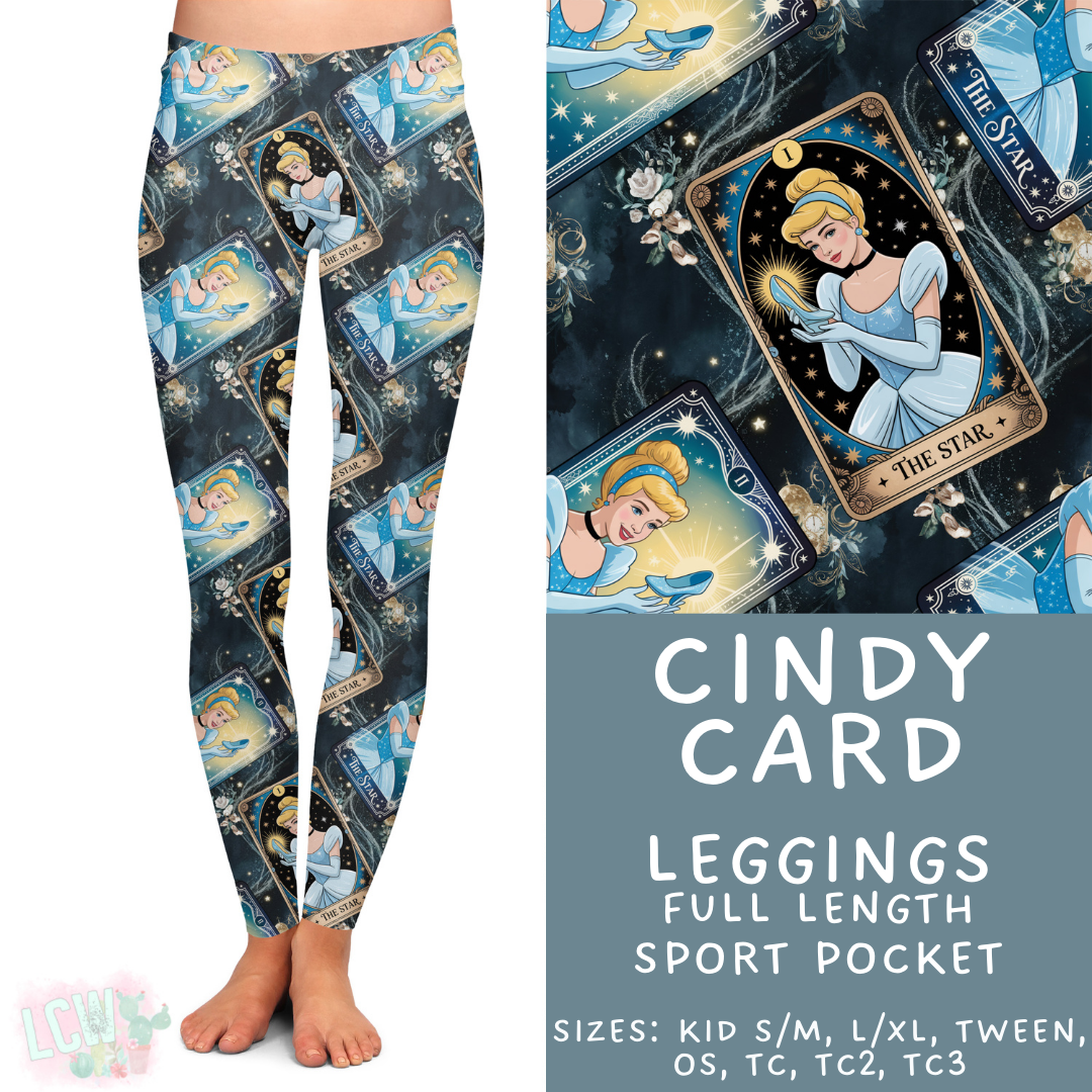 Batch #474 - Princess Tarot - Closes 1/12 - ETA early/mid March - Cindy Card Full Length Leggings