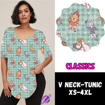 CLASSIC -PPO12 - V-NECK TUNIC PREORDER CLOSING 10/8