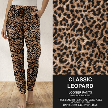 B314 - Preorder Classic Leopard Joggers (Closes 9/27. ETA: late Nov.)