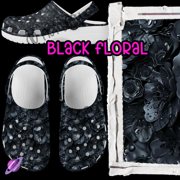 BLACK FLORAL - CLOG RUN 5- PREORDER CLOSING 8/24