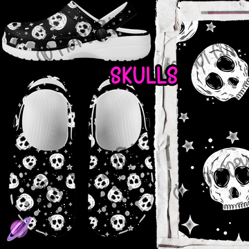 SKULLS - CLOG RUN 5- PREORDER CLOSING 8/24