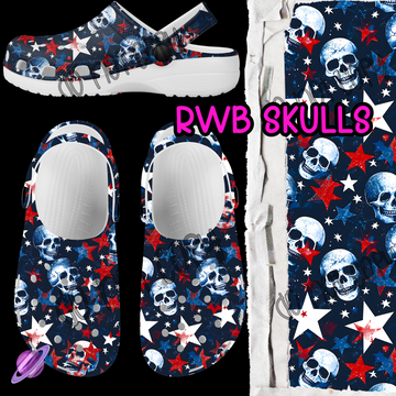 RWB SKULLS - CLOG RUN 5- PREORDER CLOSING 8/24