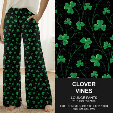 B268 - Preorder Clover Vines Lounge Pants (Closes 12/28. ETA mid Feb.)