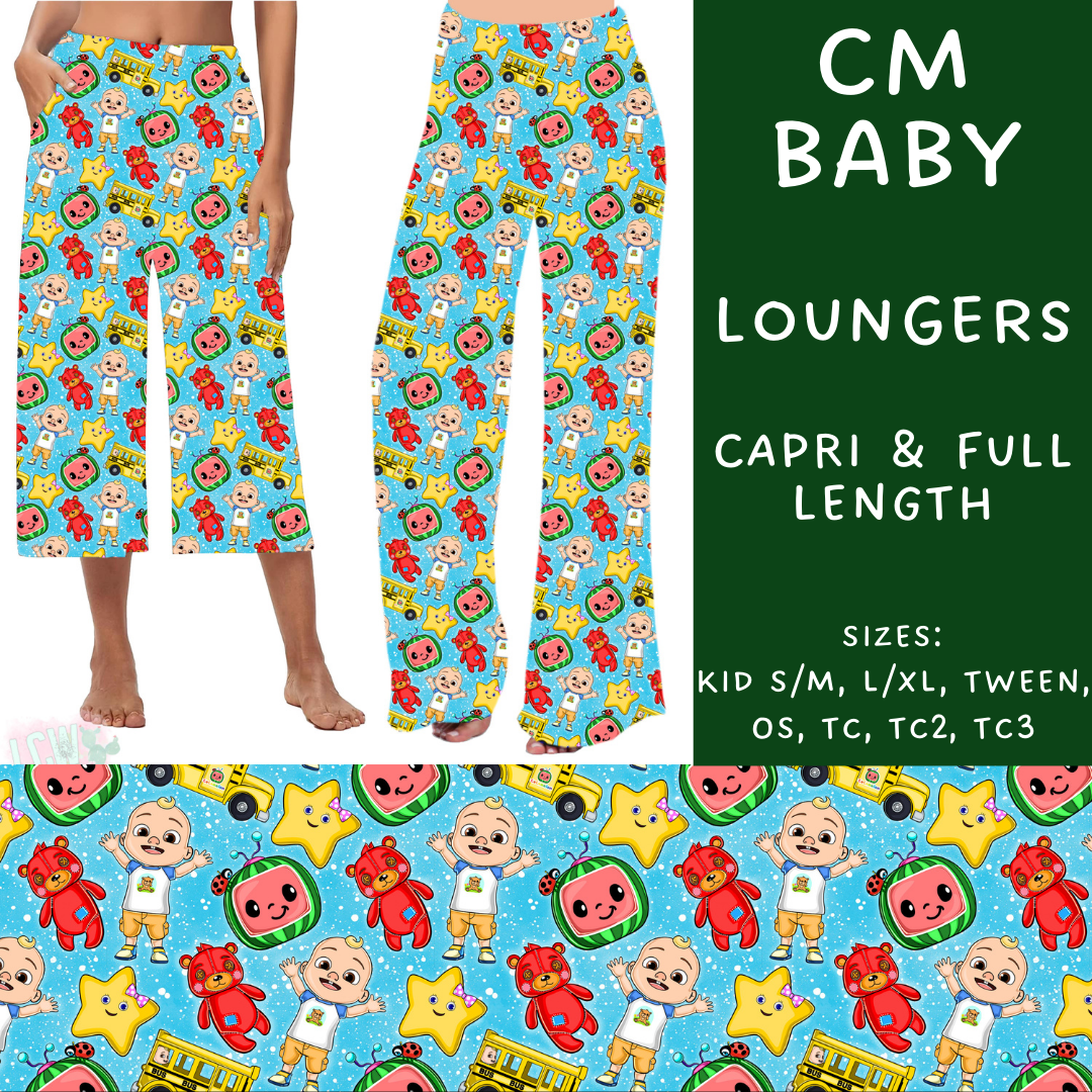 Batch #215 - Cool Characters 5 - Closes 10/11 - ETA late Nov - CM Baby Capri and Full Length Loungers