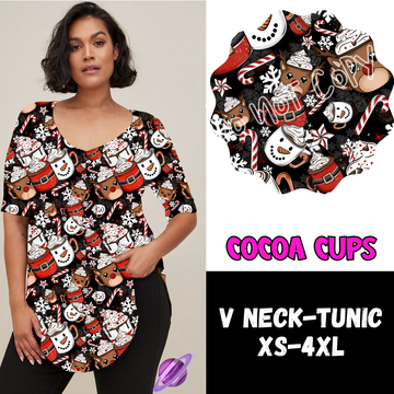 COCOA CUPS -PPO12 - V-NECK TUNIC PREORDER CLOSING 10/8