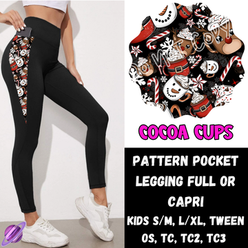 COCOA CUPS -PPO12 - LEGGING/CAPRI PREORDER CLOSING 10/8