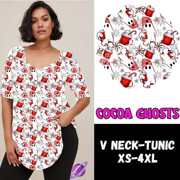 COCOA GHOSTS -PPO12 - V-NECK TUNIC PREORDER CLOSING 10/8