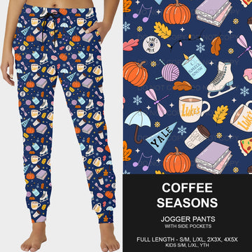 B184 - Preorder Coffee Seasons Joggers (Closes 10/06. ETA early Dec.)