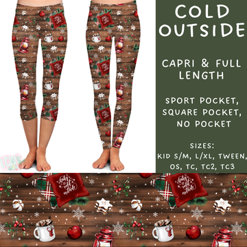 Batch #231 - Tis The Season - Closes 10/31 - ETA early/mid Dec - Cold Outside Full and Capri Length Leggings