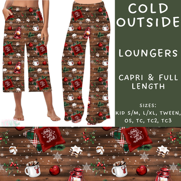 Batch #231 - Tis The Season - Closes 10/31 - ETA early/mid Dec - Cold Outside Capri and Full Length Loungers