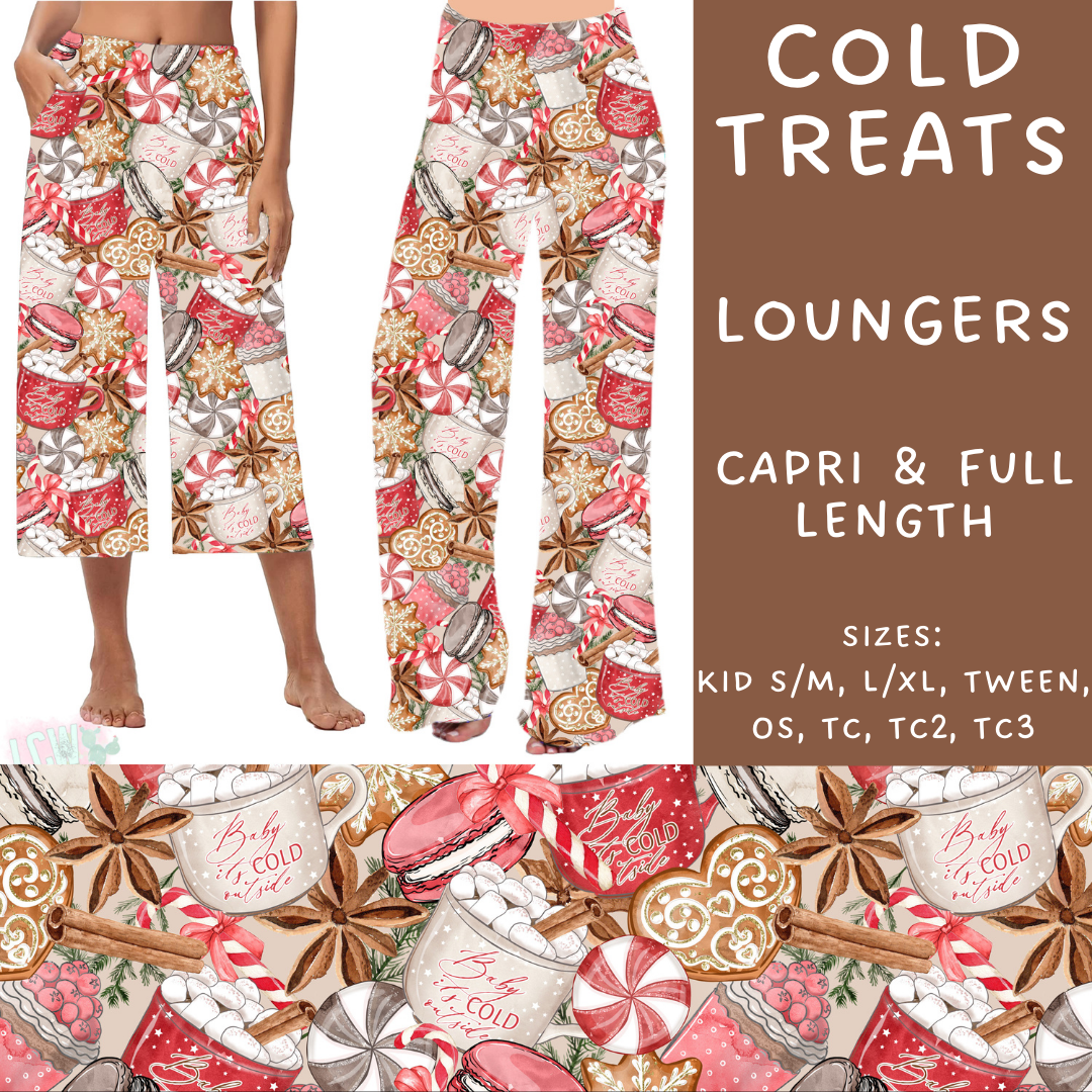 Batch #231 - Tis The Season - Closes 10/31 - ETA early/mid Dec - Cold Treats Capri and Full Length Loungers