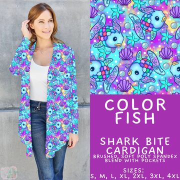 Batch #456 - Storybook Collection 4 - Closes 11/28 - ETA late Jan - Color Fish Cardigan