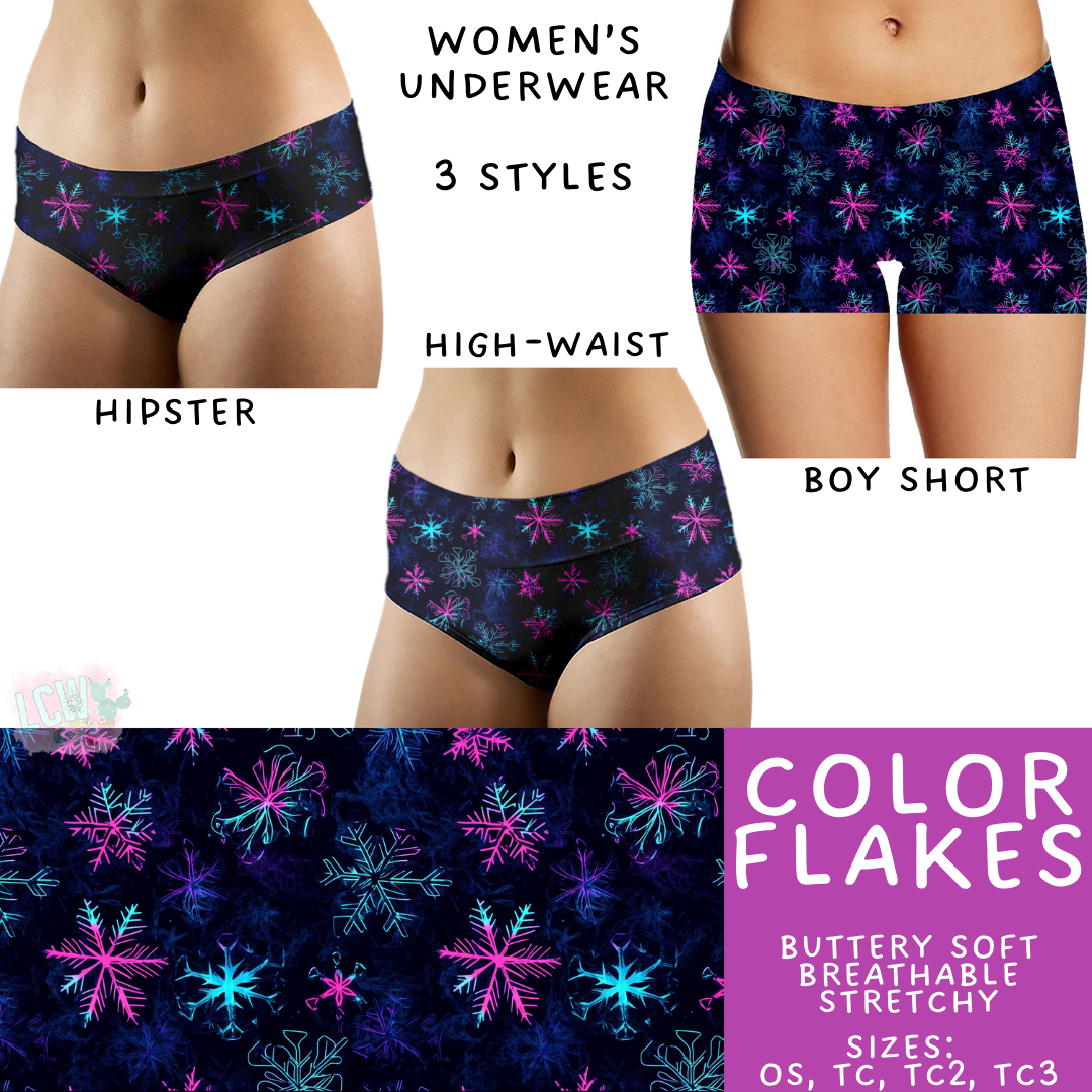 Ready to Ship - Color Flakes Women's Underwear - High Waist TC2