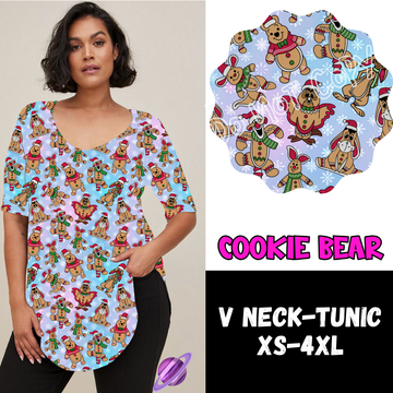 COOKIE BEAR -PPO12 - V-NECK TUNIC PREORDER CLOSING 10/8