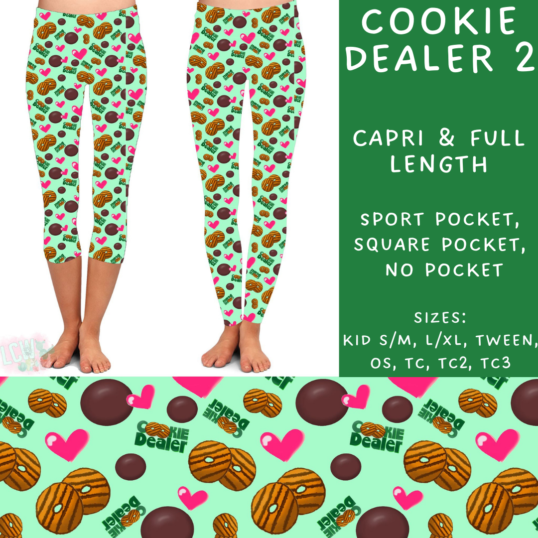 Batch #224 - Cookie Dealer 2 - Closes 10/28 - ETA mid Dec - Cookie Dealer 2 Full and Capri Length Leggings