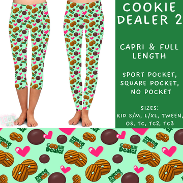 Batch #224 - Cookie Dealer 2 - Closes 10/28 - ETA mid Dec - Cookie Dealer 2 Full and Capri Length Leggings