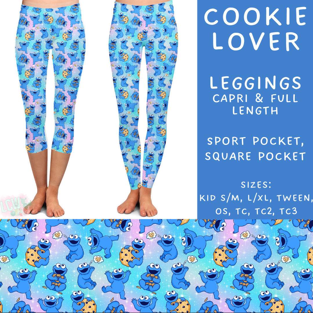 Batch #272 - Storybook Collection - Closes 1/17 - ETA late March - Cookie Lover Full and Capri Length Leggings