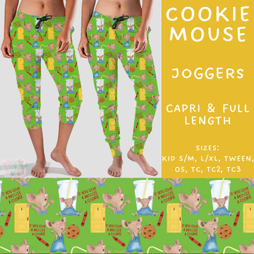 Batch #272 - Storybook Collection - Closes 1/17 - ETA late March - Cookie Mouse Full and Capri Length Joggers