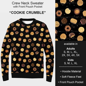 B185 - Preorder Cookie Crumble Sweater w/ Front Pocket (Closes 10/01. ETA early Dec.)