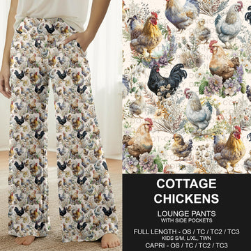 B296 - Preorder Cottage Chicken Lounge Pants (Closes 6/21. ETA: late Aug.)