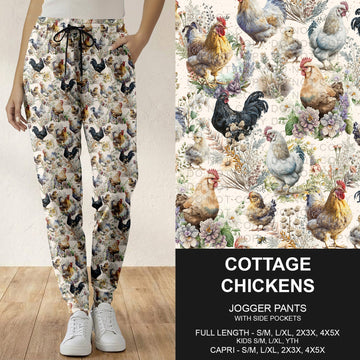 B296 - Preorder Cottage Chicken Joggers (Closes 6/21. ETA: late Aug.)