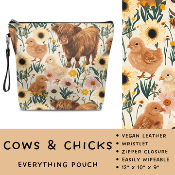 Batch #246 - The Everything Pouch - Closes 11/29 - ETA mid Jan - Cows & Chicks Everything Pouch