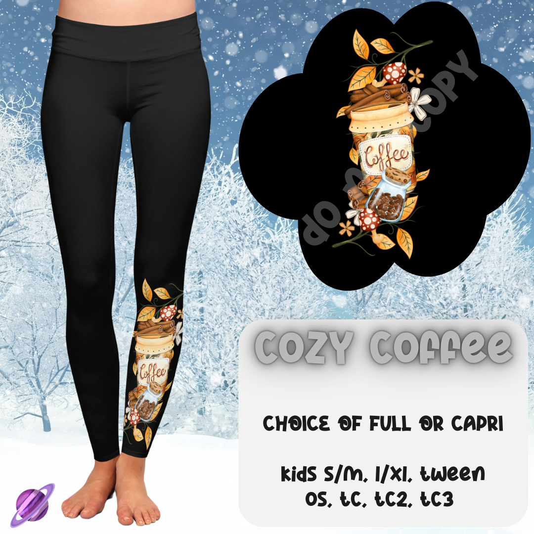 COZY COFFEE - BOOT RUN 1 - LEGGING/CAPRI PREORDER CLOSING 10/8