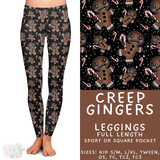 Ready to Ship - Creep Gingers Full Length Leggings - Sport Pocket TC & Square Pocket OS & TC2