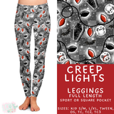 Ready to Ship - Creep Lights Full Length Leggings - Sport Pocket TC2 & Square Pocket TC2
