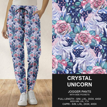 B292 - Preorder Crystal Unicorn Joggers (Closes 5/24. ETA: late July)