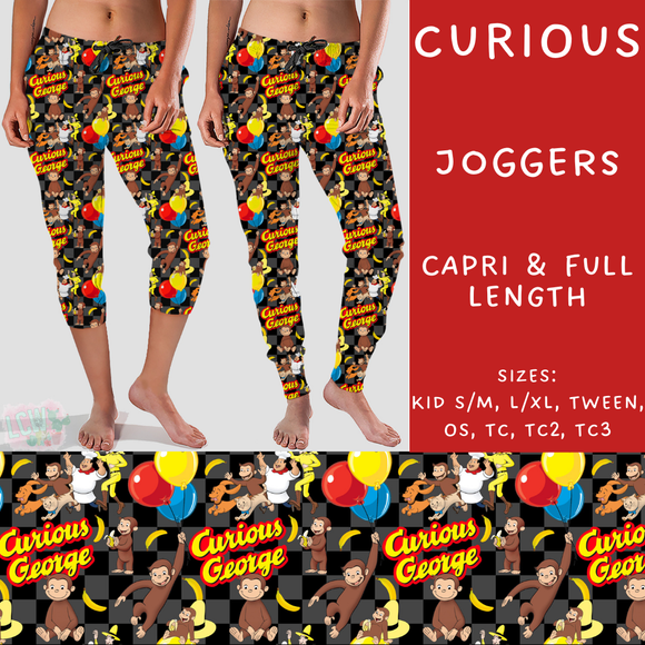 Ready To Ship - Curious - Full Length Joggers TC - Capri Joggers TC2