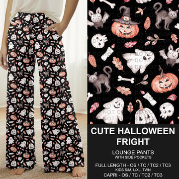B307 - Preorder Cute Halloween Fright Lounge Pants (Closes 8/02. ETA: early Oct.)