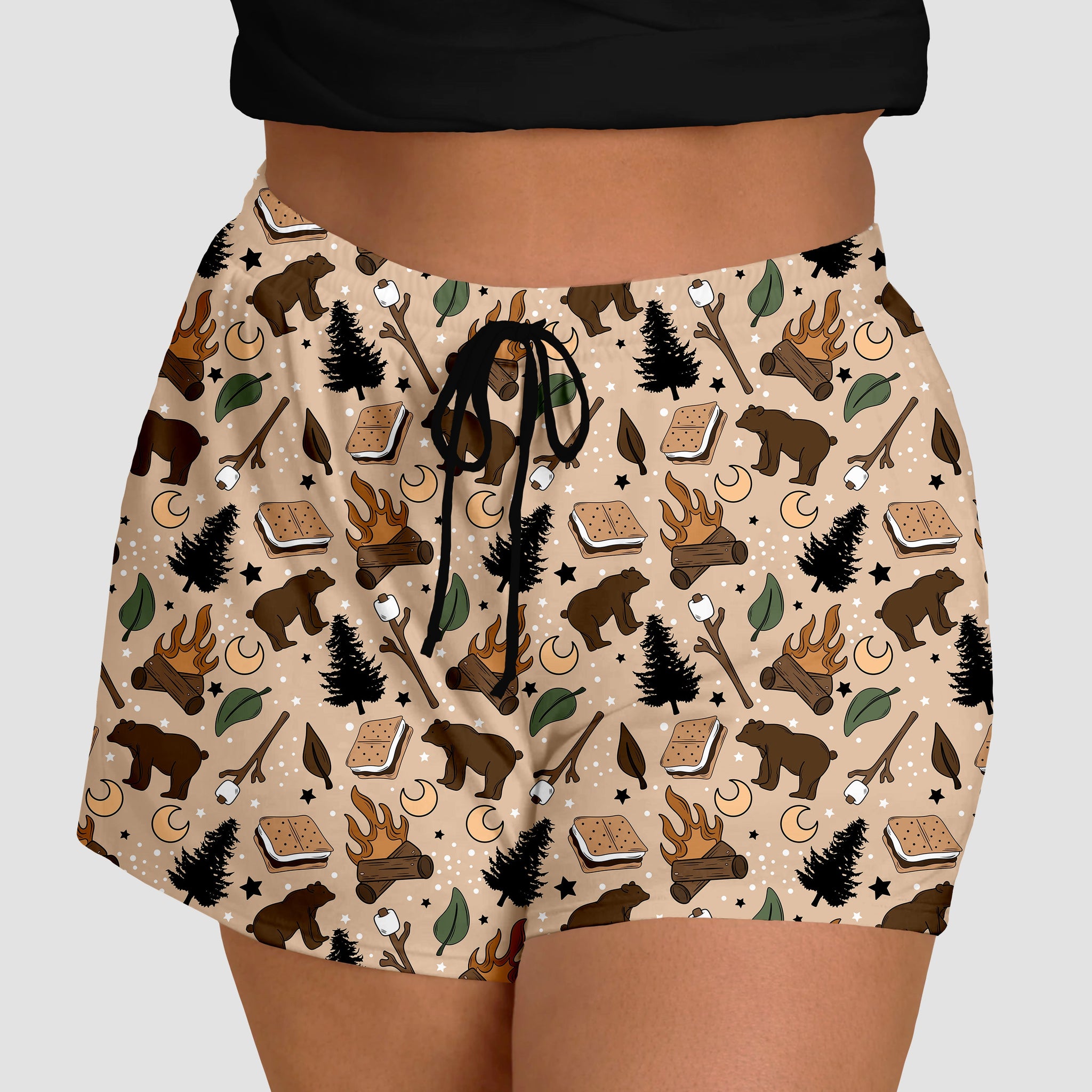 RTS - Campfire S'mores Jogger Shorts