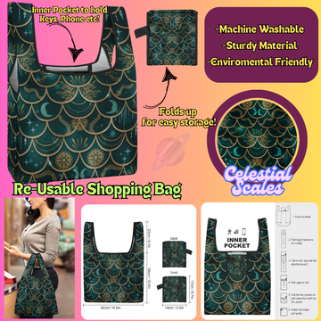 CELESTIAL SCALES - Re-Usable Shopping Bags PREORDER Closing 1/15