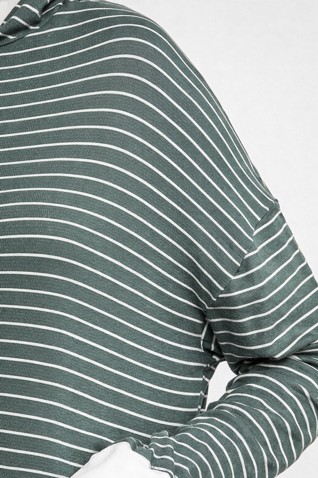 Front Zipper Light Knit Hoodie